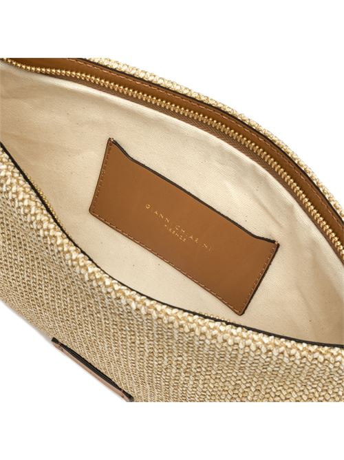 Hermy clutch bag GIANNI CHIARINI | BS12155COMMTWISTNATURALE